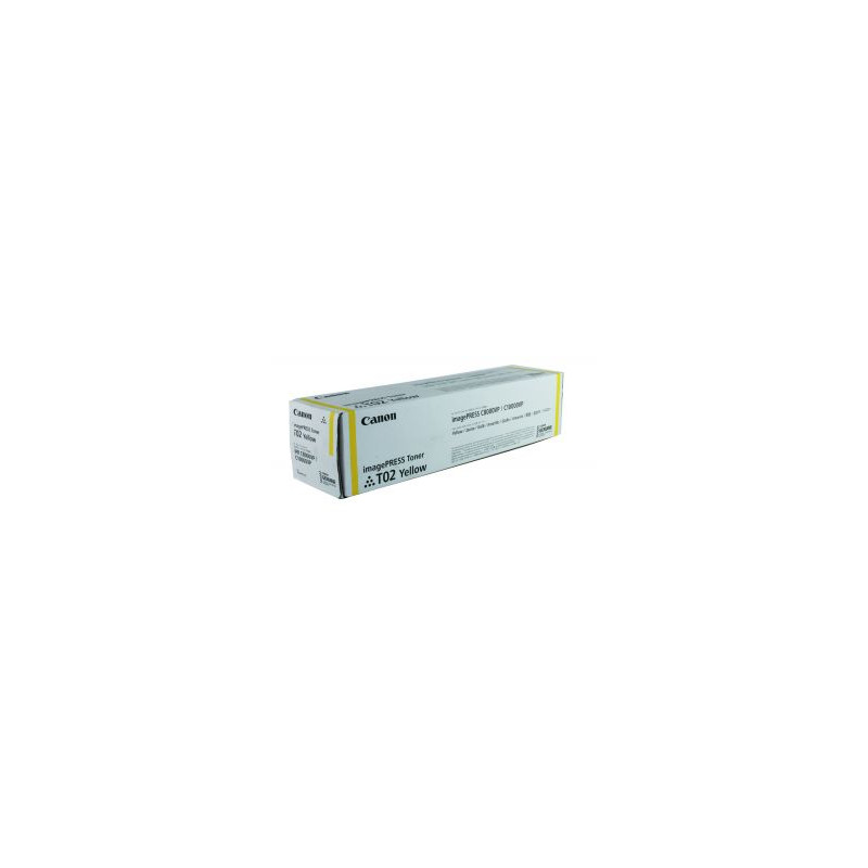 Canon oryginalny toner T02, yellow, 43000s, 8532B001, Canon imagePRESS C8000VP, C10000VP, O - 1