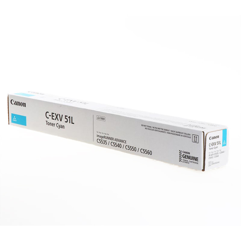 Canon oryginalny toner CEXV51LC, cyan, 26000s, low capacity, Canon iR ADV C5535, C5540, C5550, C5560, O - 1