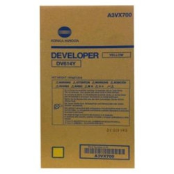 Konica Minolta oryginalny starter A3VX700, DV-614Y, yellow, Konica Minolta Bizhub C3070L, 1060, 1070P, 1070, starter - 1
