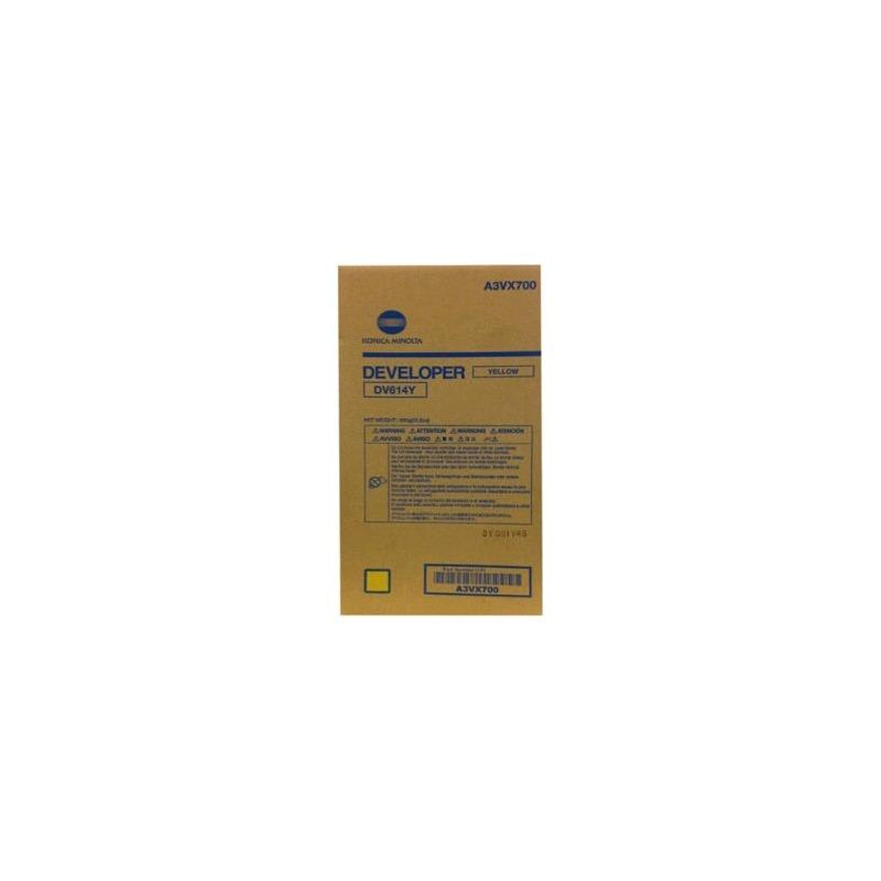 Konica Minolta oryginalny starter A3VX700, DV-614Y, yellow, Konica Minolta Bizhub C3070L, 1060, 1070P, 1070, starter - 1