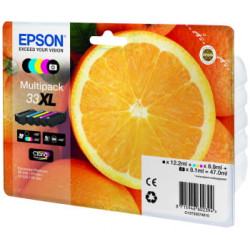 Epson oryginalny ink / tusz C13T33574011, T33XL, CMYK, 12,2/3x8,9/8,1ml, Epson Expression Home a Premium XP-530,630,635,830 - 1