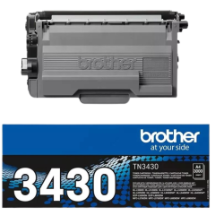 Brother oryginalny toner TN3430, black, 3000s, Brother HL-L6400DW, O - 1