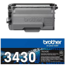 Brother oryginalny toner TN3430, black, 3000s, Brother HL-L6400DW, O - 1