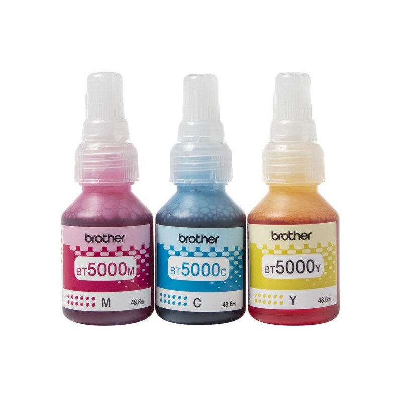 Brother oryginalny ink / tusz BT-5000CLVAL, CMY, 3x5000s, Brother DCP T300, DCP T500W, DCP T700W - 1