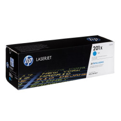 HP oryginalny toner CF401X, cyan, 2300s, HP 201X, uszkodzone opakowanie typ B, HP Color LaserJet MFP 277, Pro M252, 770g, O - 1