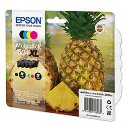 Epson oryginalny ink / tusz C13T10H64010, T10H640, 604XL, CMYK, 500s, 3x4.0/8.9ml, Epson XP-2200, XP-3200, XP-4200, WF-2930DWF, 