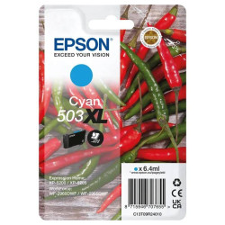 Epson oryginalny ink / tusz C13T09R24010, T09R240, 503XL, cyan, 6.4ml, Epson XP-5200, XP-5205, WF-2960dwf, WF2965dwf - 1