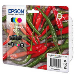 Epson oryginalny ink / tusz C13T09Q64010, T09Q640, 503, CMYK, 550s, 3x3.3/4.6ml, Epson XP-5200, XP-5205, WF-2960dwf, WF-2965dwf 
