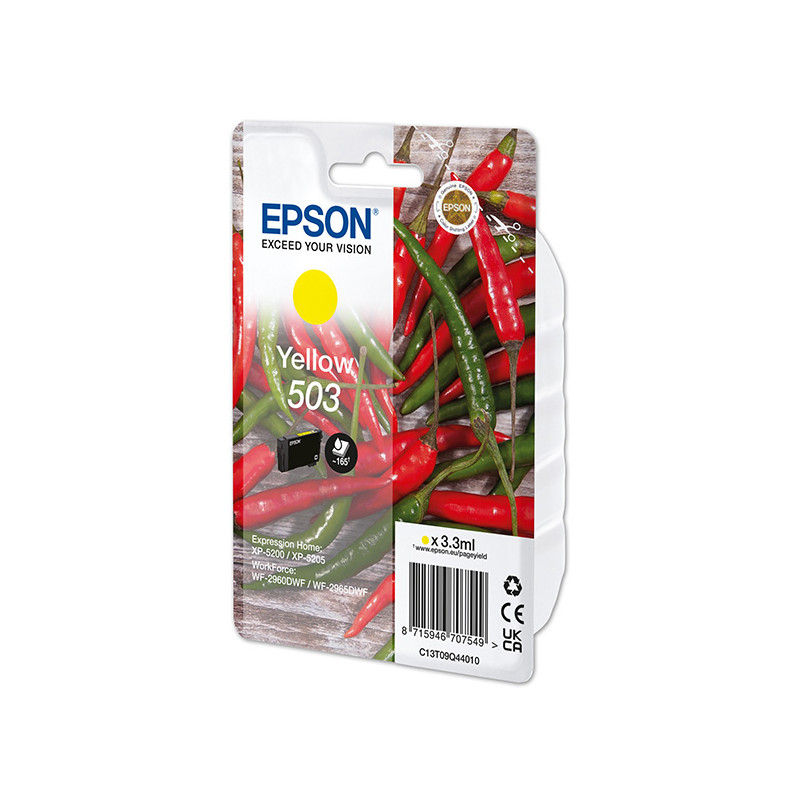 Epson oryginalny ink / tusz C13T09Q44010, T09Q440, 503, yellow, 3.3ml, Epson XP-5200, XP-5205, WF-2960dwf, WF2965dwf - 1