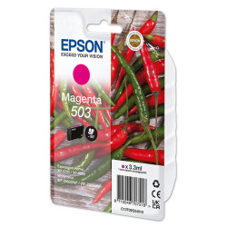 Epson oryginalny ink / tusz C13T09Q34010, T09Q340, 503, magenta, 3.3ml, Epson XP-5200, XP-5205, WF-2960dwf, WF-2965dwf - 1
