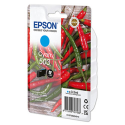 Epson oryginalny ink / tusz C13T09Q24010, T09Q240, 503, cyan, 3.3ml, Epson XP-5200, XP-5205, WF-2960dwf, WF2965dwf - 1