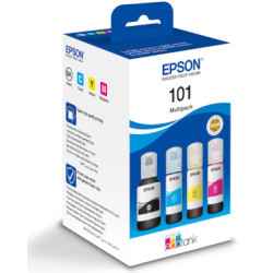 Epson oryginalny ink / tusz C13T03V64A, uszkodzone opakowanie typ 101, T03V64A, CMYK, Epson EcoTank L6160,L6170,L6190,L4150,L41 