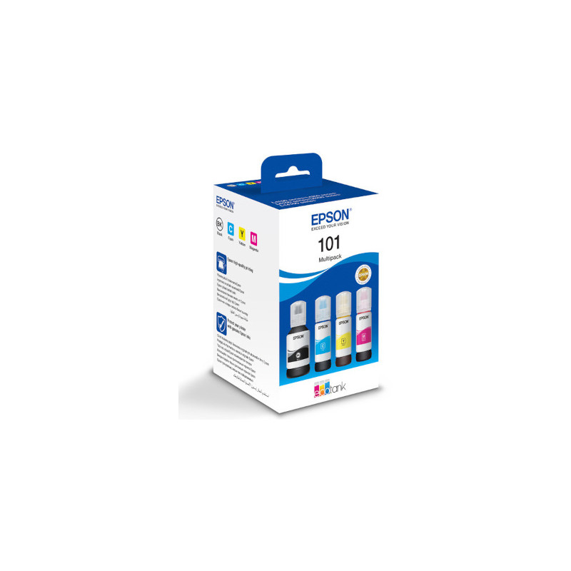 Epson oryginalny ink / tusz C13T03V64A, uszkodzone opakowanie typ 101, T03V64A, CMYK, Epson EcoTank L6160,L6170,L6190,L4150,L41 