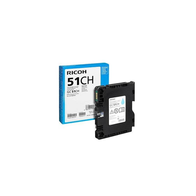 Ricoh oryginalny ink / tusz 405863, cyan, 405863, Ricoh Ricoh SG 3210DNw - 1