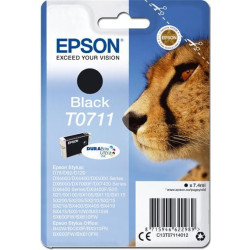 Epson oryginalny ink / tusz C13T07114012, uszkodzone opakowanie typ black, 7,4ml, Epson D78, DX4000, DX4050, DX5000, DX5050, DX 
