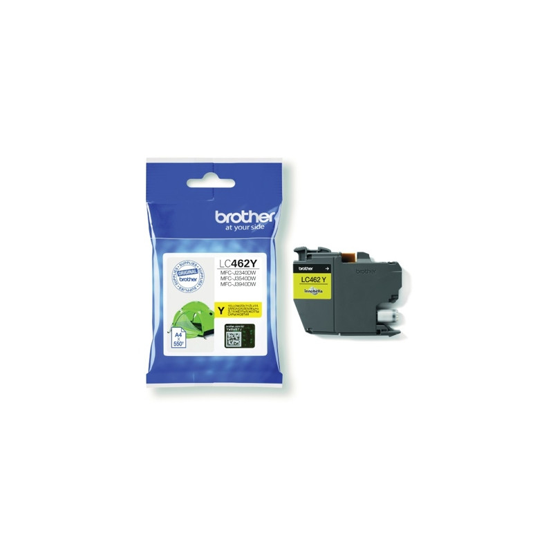 Brother oryginalny ink / tusz LC-462Y, yellow, 550s, Brother MFC J2340DW, MFC J3540DW, MFC J3940DW - 1