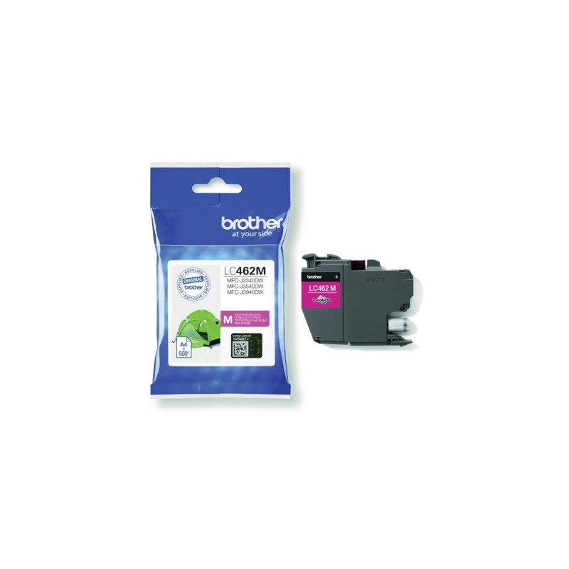 Brother oryginalny ink / tusz LC-462M, magenta, 550s, Brother MFC J2340DW, MFC J3540DW, MFC J3940DW - 1