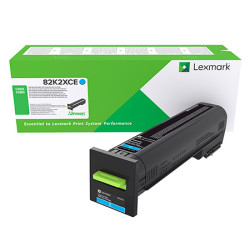 Lexmark oryginalny toner 82K2XCE, cyan, 22000s, extra duża pojemność, return, Lexmark CX825de,CX825dte,CX825dtfe,CX860de,CX860d 