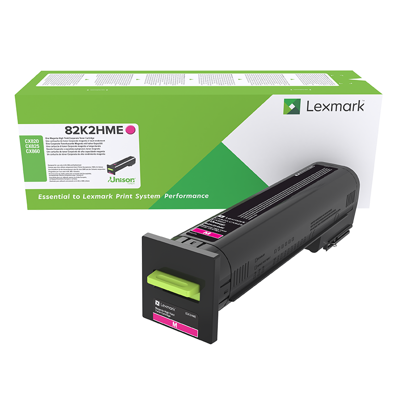 Lexmark oryginalny toner 82K2HME, magenta, 17000s, high capacity, return, Lexmark CX820de,CX820dtfe,CX825de,CX825dte,CX825dtfe, 