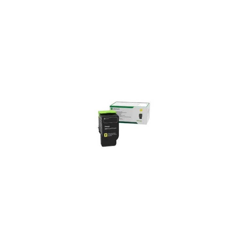 Lexmark oryginalny toner 78C2XY0, yellow, 5000s, extra duża pojemność, return, Lexmark CS421dn, CS521dn, CS622de, CX421adn, CX5 