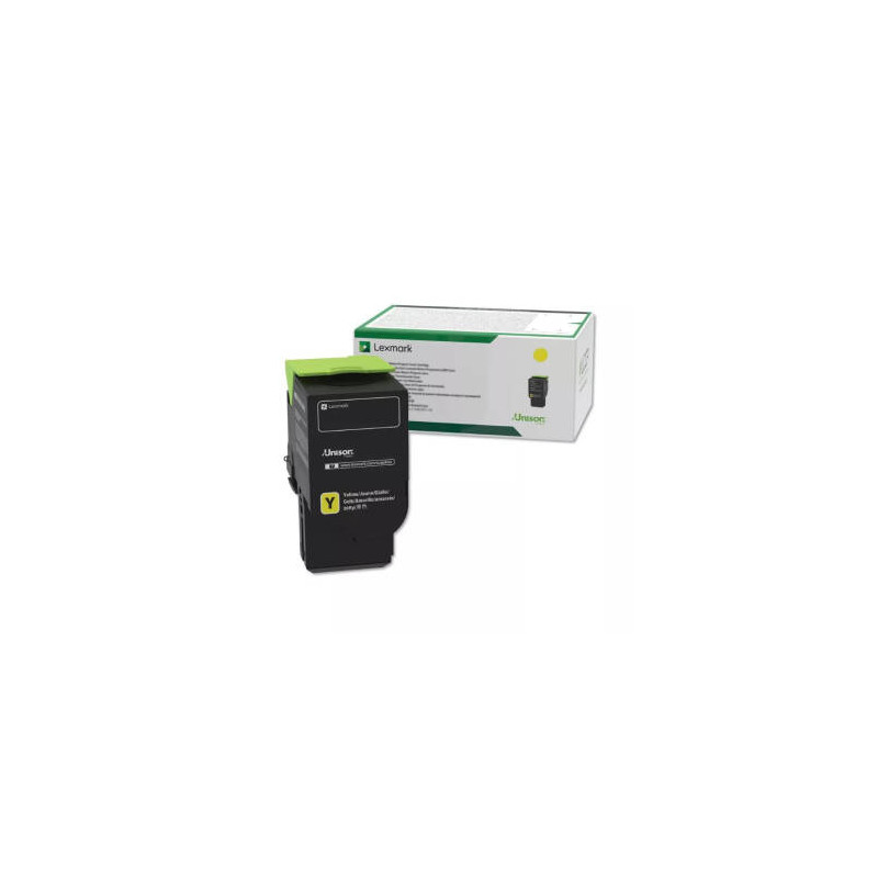 Lexmark oryginalny toner 78C2UY0, yellow, 7000s, ultra high capacity, return, Lexmark CS521dn,CS622de,CX622ade,CX625ade,CX625ad 