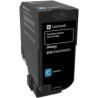 Lexmark oryginalny toner 74C2SCE, cyan, 7000s, kartridż korporacyjny, Lexmark CS720de,CS720dte,CS725de,CS725dte,CX725de,CX725dh 