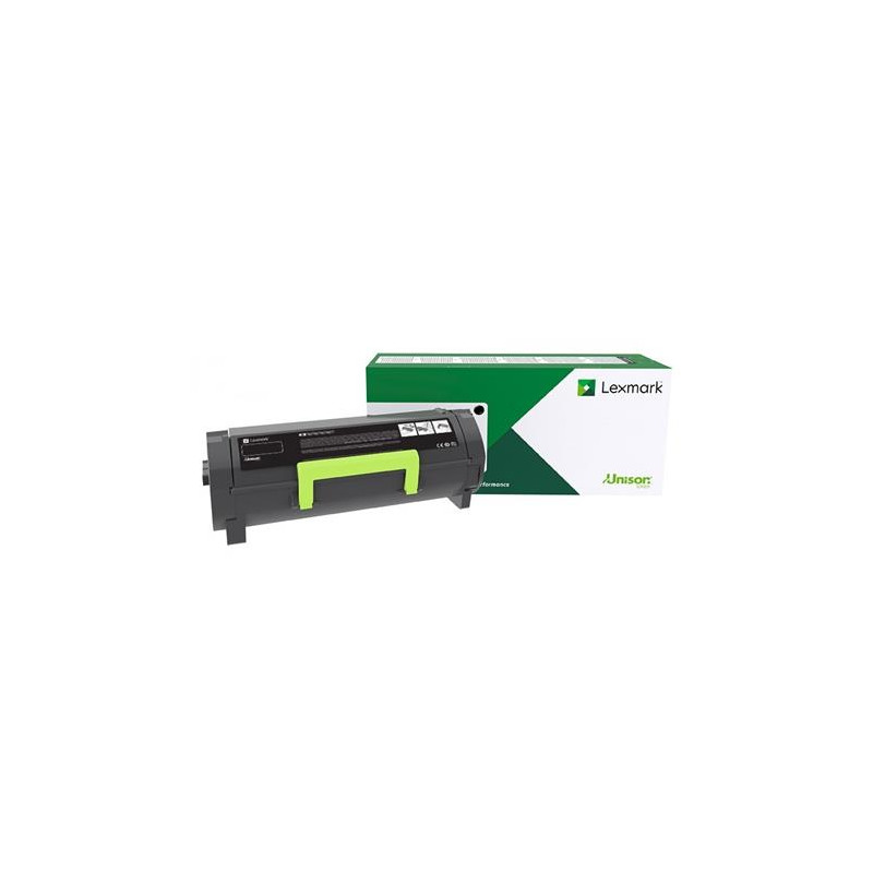 Lexmark oryginalny toner 58D2X0E, black, 35000s, extra duża pojemność, return, Lexmark MS725dvn,MS822de,MS823dn,MS823n,MS825dn, 