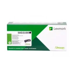 Lexmark oryginalny toner 58D2U00, black, 55000s, ultra high capacity, return, Lexmark MS 725, 821, 822, 823, 825, 826, MX 721, -