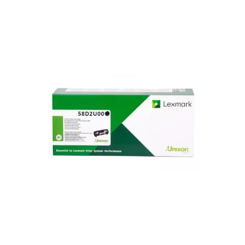 Lexmark oryginalny toner 58D2U00, black, 55000s, ultra high capacity, return, Lexmark MS 725, 821, 822, 823, 825, 826, MX 721, -