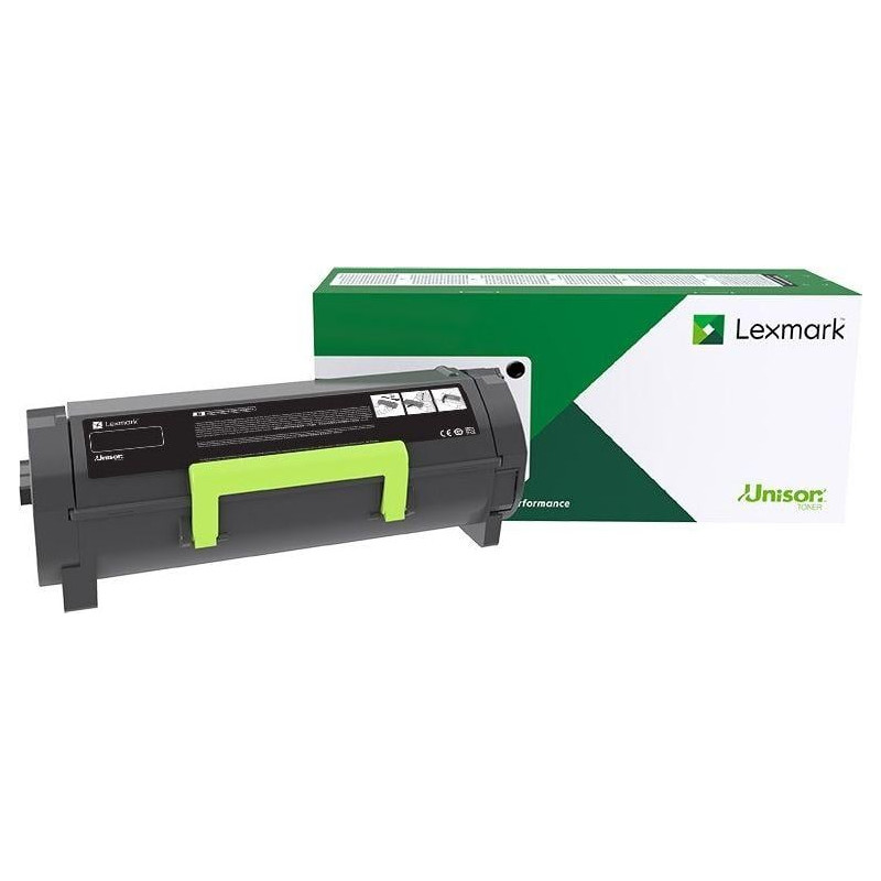Lexmark oryginalny toner 58D2H0E, black, 15000s, high capacity, return, Lexmark MS725dvn,MS821dn,MS821n,MS822de,MS823dn,MS823n, 