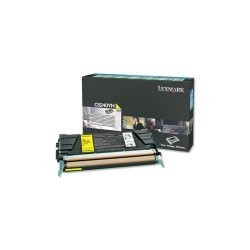 Lexmark oryginalny toner C524RYH, yellow, 5000s, return, Lexmark C524, C532, C534, O - 1