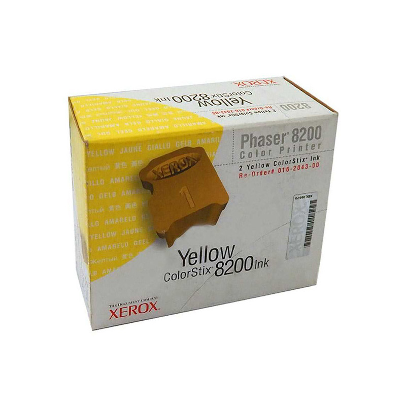 Xerox oryginalny toner 16204300, yellow, 2800s, Xerox Phaser 8200, 2szt, O - 1