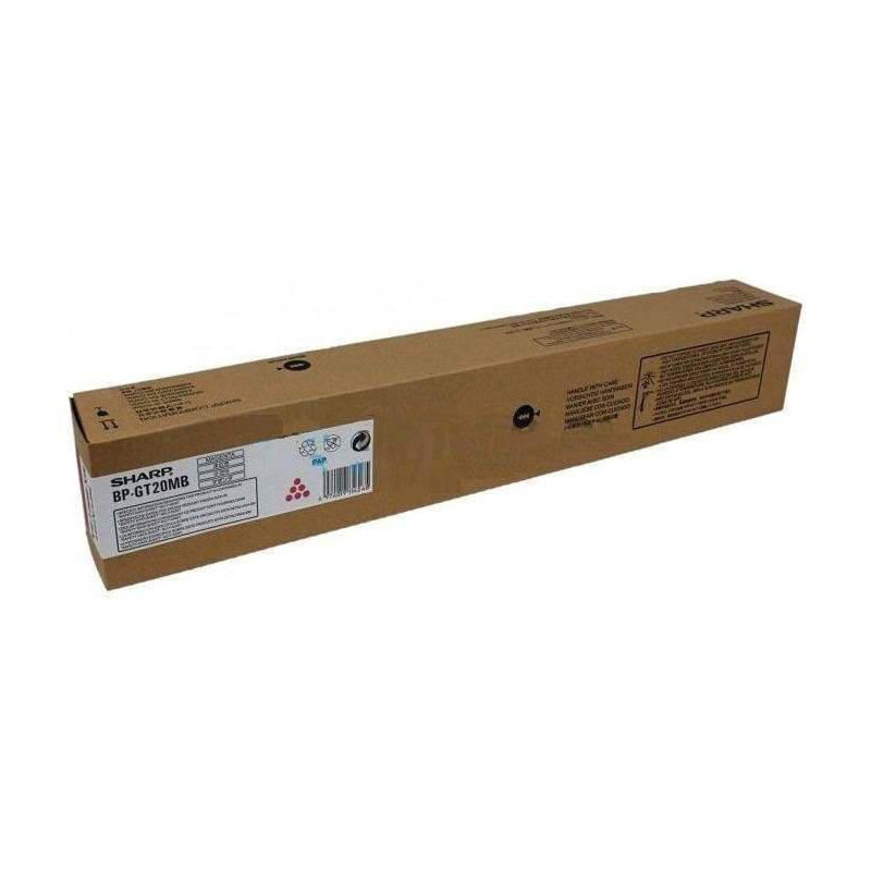 Sharp oryginalny toner BPGT20MB, magenta, 5000s, Sharp BP-10C20, BP-20C20, BP-20C25, O - 1