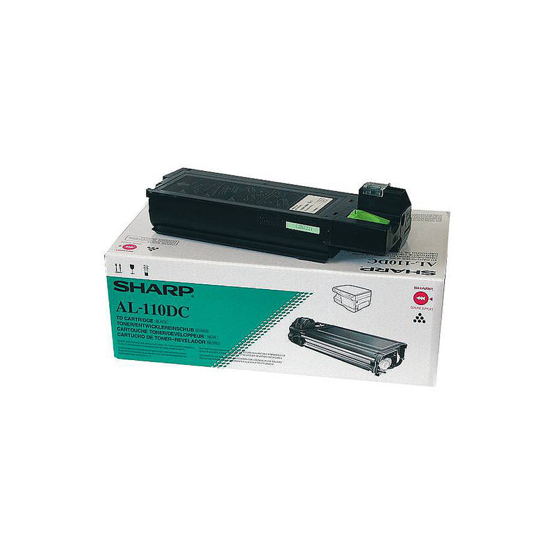 Sharp oryginalny toner AL-110DC, black, 4000s, Sharp AL-1217, 1255, 1457, 1555, O - 1