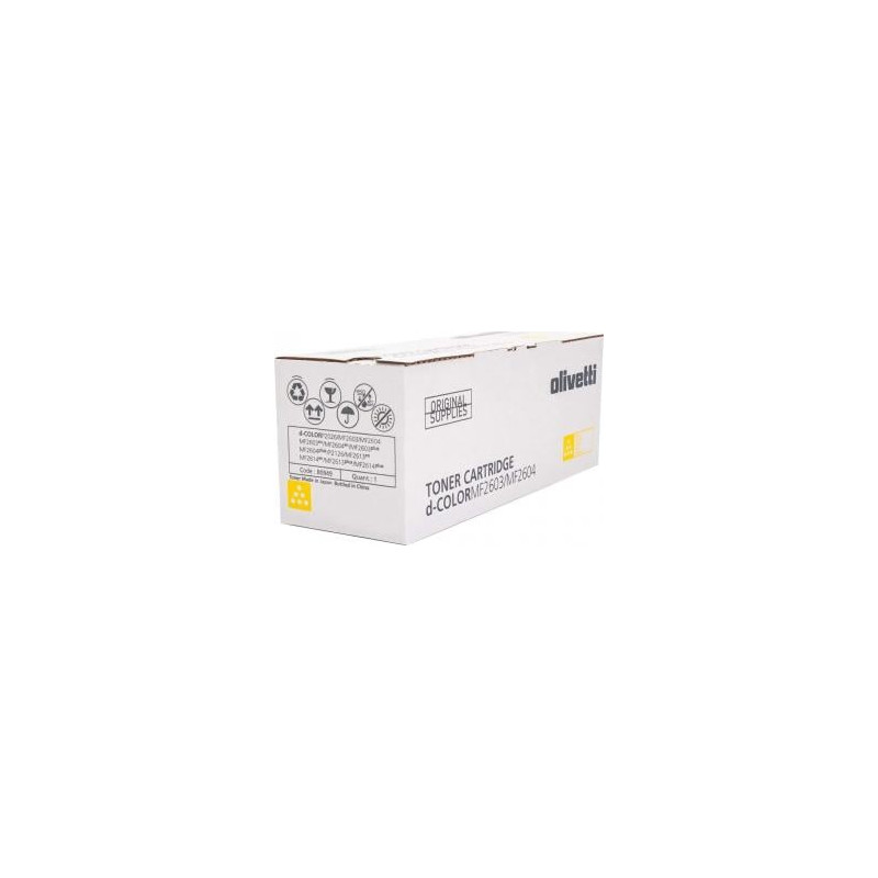 Olivetti oryginalny toner B0949, yellow, 5000s, Olivetti D-COLOR P2026, O - 1