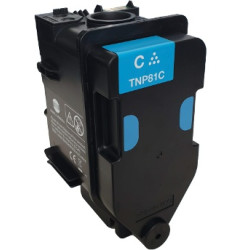 Konica Minolta oryginalny toner AAJW451, cyan, 9000s, TNP-81C, Konica Minolta Bizhub C3300i, C4000i, O - 1