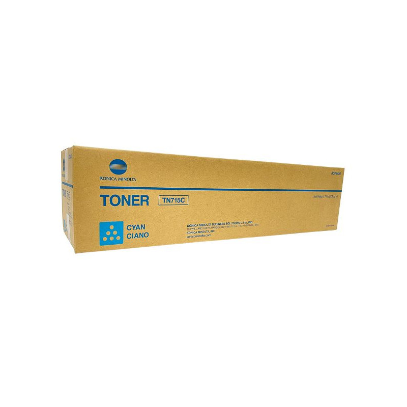 Konica Minolta oryginalny toner ACP8450, cyan, 45000s, TN715C, Konica Minolta Bizhub C 750 i, O - 1