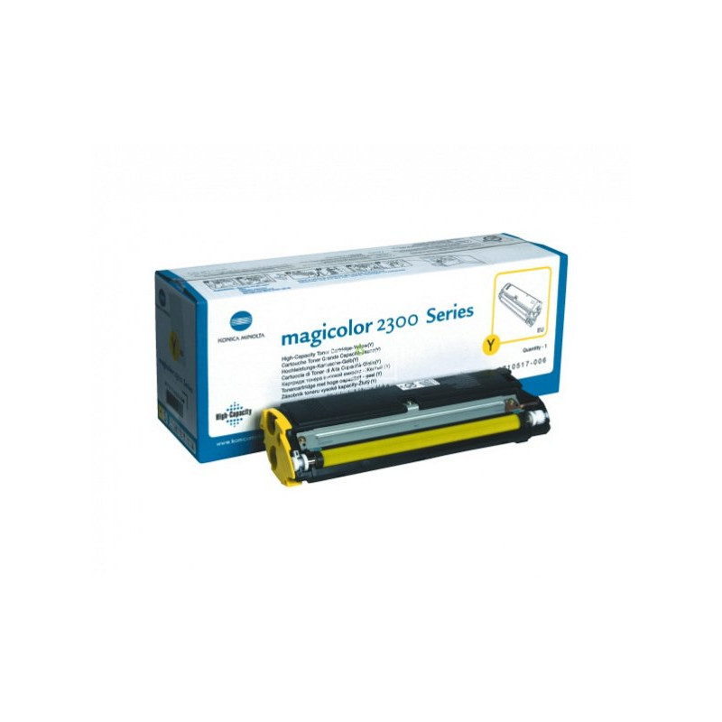 Konica Minolta oryginalny toner 4576311, yellow, 4500s, 1710-5170-06, Konica Minolta Magic Color 2300DL, O - 1
