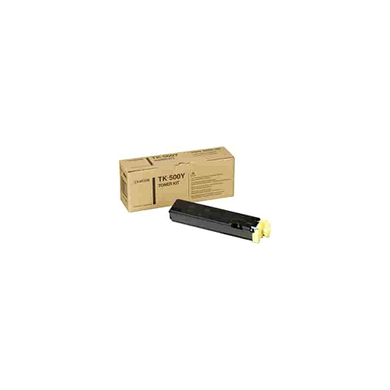 Kyocera oryginalny toner TK500Y, yellow, 8000s, 370PD3KW, Kyocera FS-C5016N, O - 1