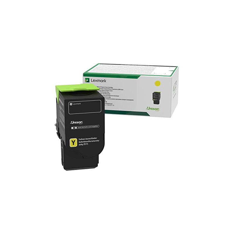 Lexmark oryginalny toner C232HY0, yellow, 2300s, high capacity, return, Lexmark C2325dw,C2425dw,C2535dw,MC2325adw,MC2425adw, O -