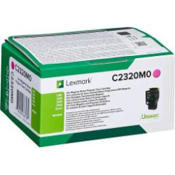 Lexmark oryginalny toner C2320M0, magenta, 1000s, return, Lexmark C2525, C2425, C2535, MC 2325, MC 2425, MS2535, O - 1