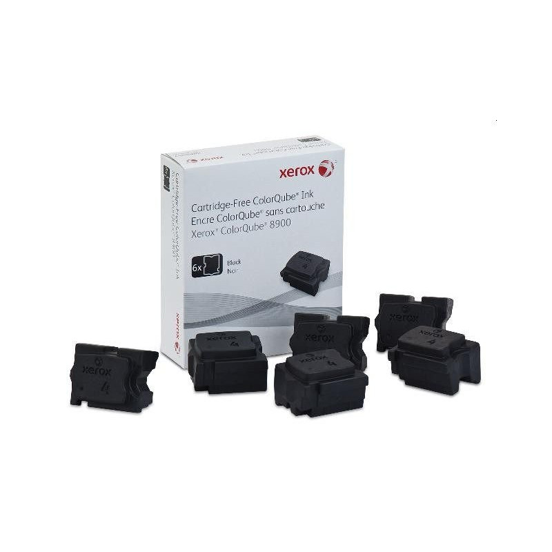 Xerox oryginalny ink / tusz 108R01025, black, 18900s, 6szt, Xerox ColorQube 8900 - 1