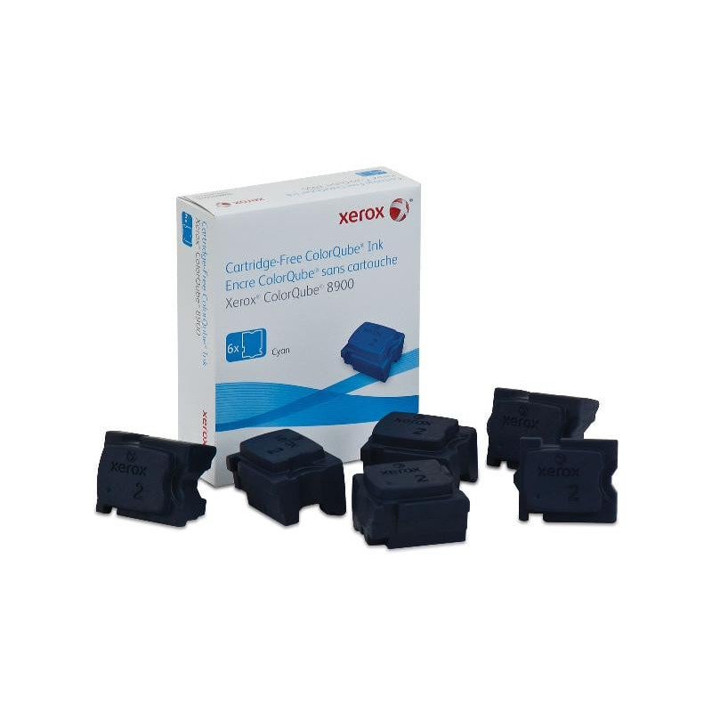 Xerox oryginalny ink / tusz 108R01022, cyan, 16900s, 6szt, Xerox ColorQube 8900 - 1