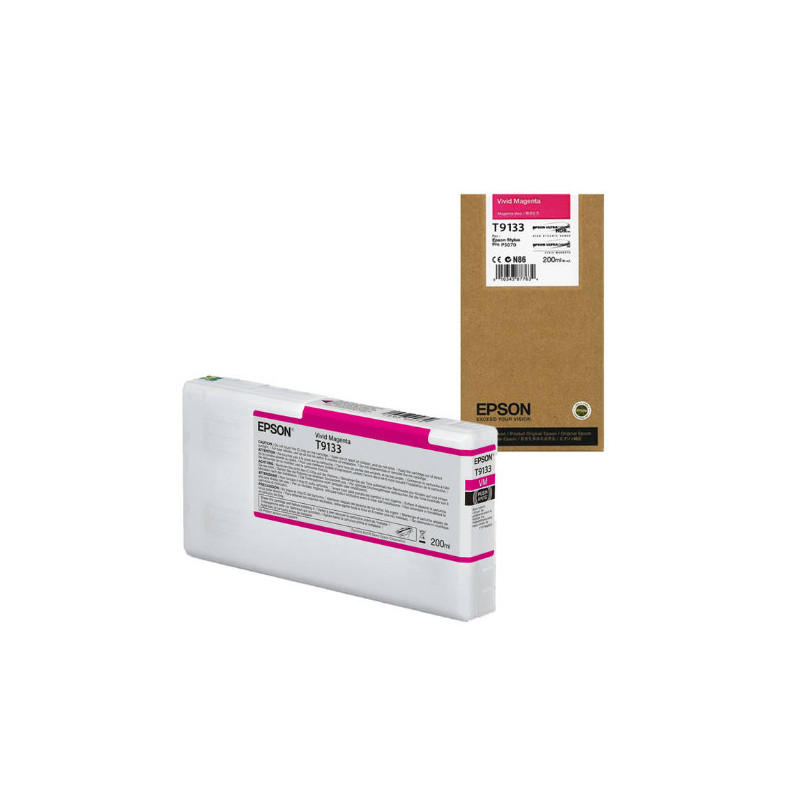 Epson oryginalny ink / tusz C13T913300, vivid magenta, 200ml, Epson SureColor SC-P5000, SC-P5000 STD - 1