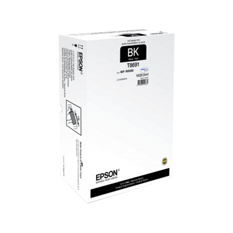 Epson oryginalny ink / tusz C13T869140, T8691, XXL, black, 1520.5ml, Epson WorkForce Pro WF-R8590 - 1