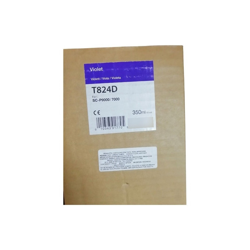 Epson oryginalny ink / tusz C13T824D00, fioletowy, 350ml, Epson SureColor SC-P6000, P7000, P8000, P9000 - 1