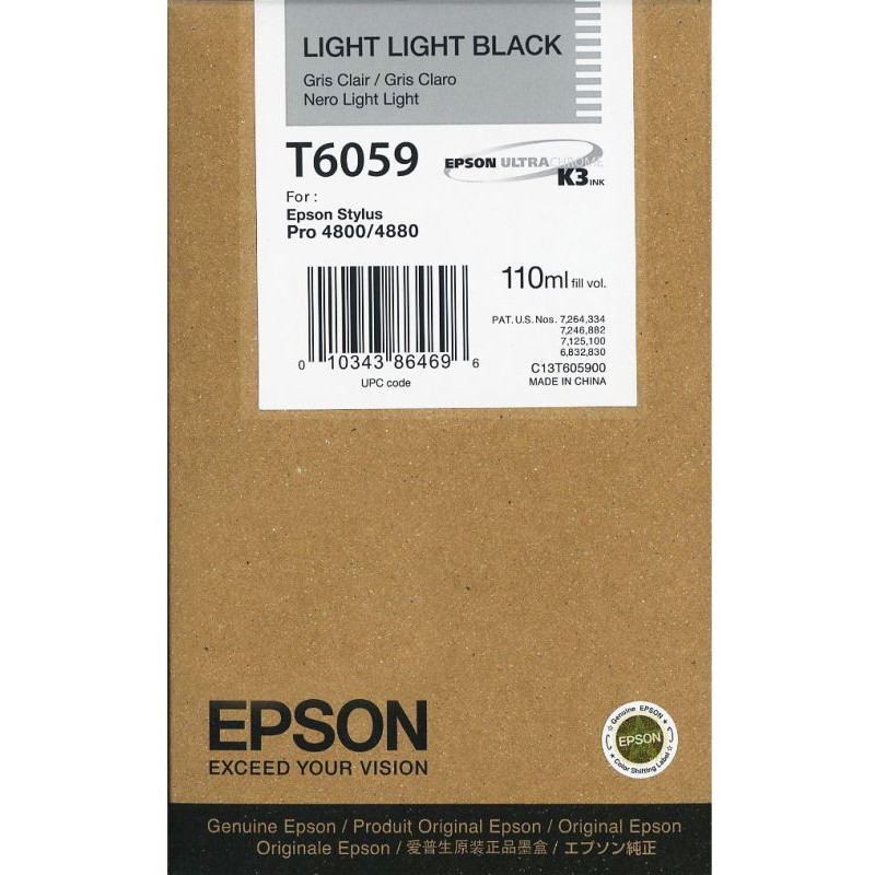 Epson oryginalny ink / tusz C13T605900, light light black, 110ml, Epson Stylus Pro 4800, 4880 - 1
