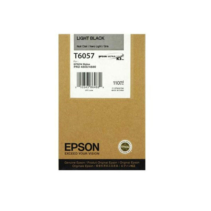 Epson oryginalny ink / tusz C13T605700, light black, 110ml, Epson Stylus Pro 4800, 4880 - 1