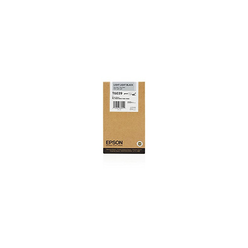Epson oryginalny ink / tusz C13T603900, light light black, 220ml, Epson Stylus Pro 7800, 7880, 9800, 9880 - 1