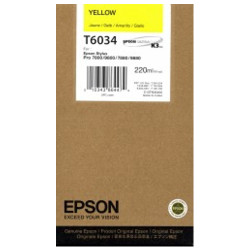 Epson oryginalny ink / tusz C13T603400, yellow, 220ml, Epson Stylus Pro 7800, 7880, 9800, 9880 - 1